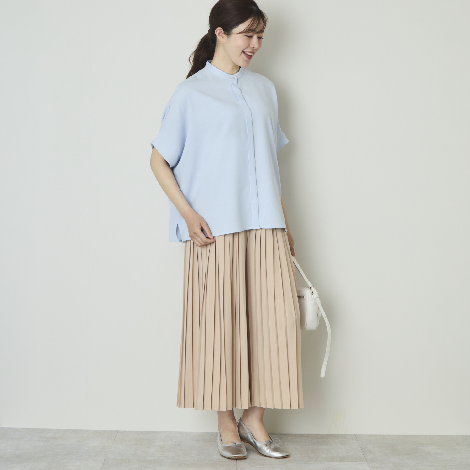 denicher/プリーツワイドパンツ